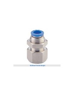 PMF bulkhead female straight
