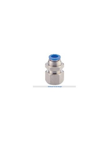 PMF bulkhead female straight